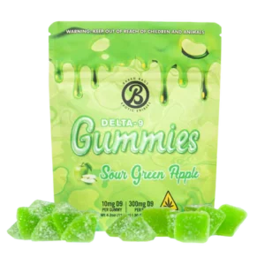Baked Bags Gummies Sour Green Apple